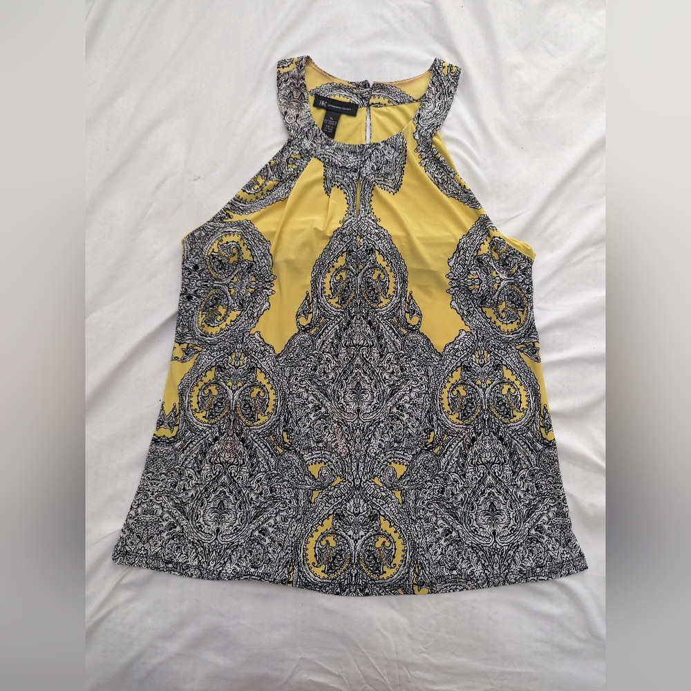 INC International Concepts Yellow Top